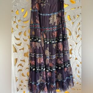 LULU TIERED MESH SKIRT